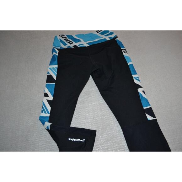 27366 Brooks Running Gym Pants Workout Capris Black Size Small Womens - Picture 6 of 6